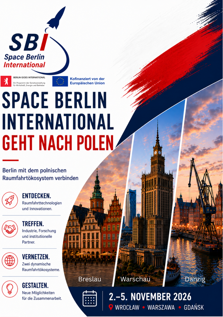 Delegationsreise nach Polen| Space Berlin, Raumfahrt